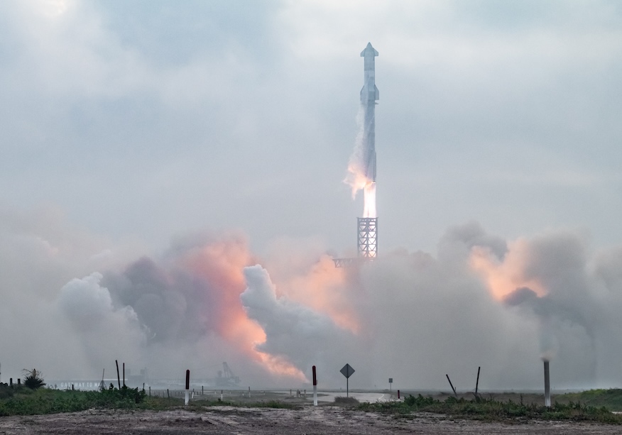 20240314 Starship launch AB 1 zs50HU SpaceX