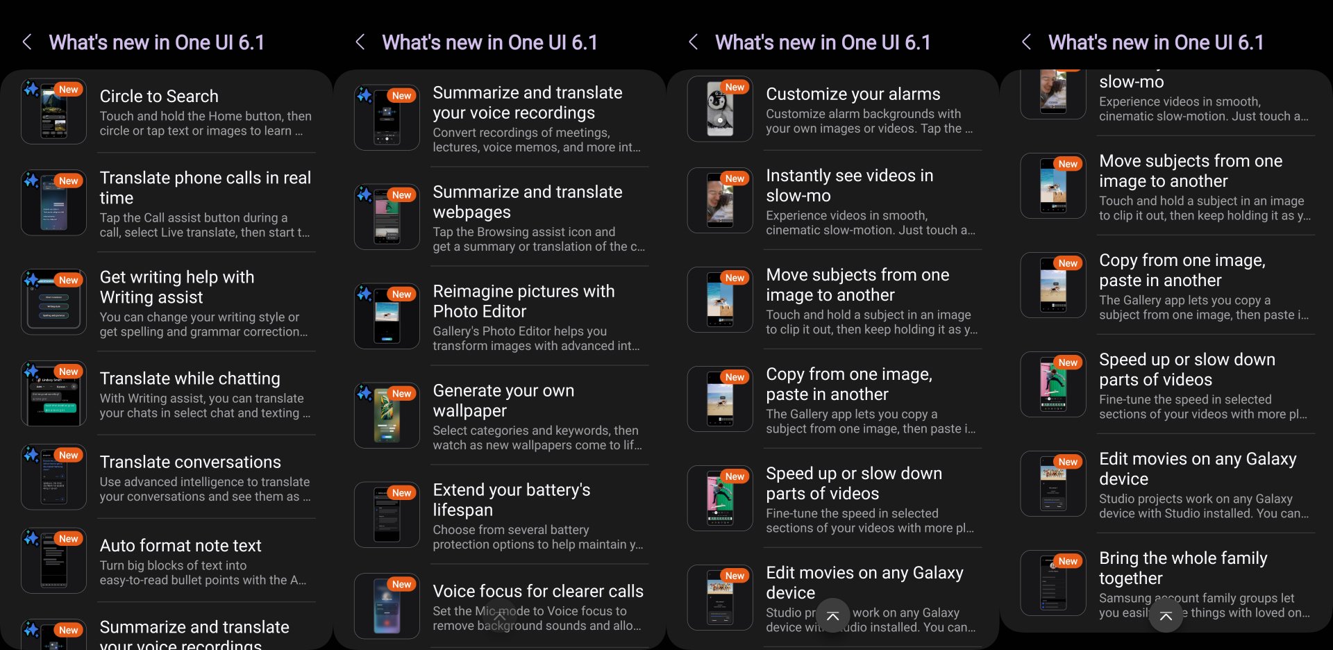 One UI 6.1 features jBF9qe viral-videos