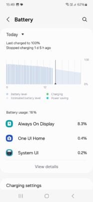 Samsung Device Care Battery Life Stats Today 187x405 SvzF00